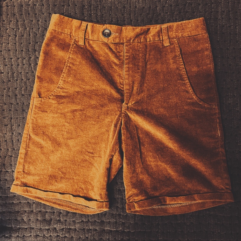 Percival brushed cotton shorts